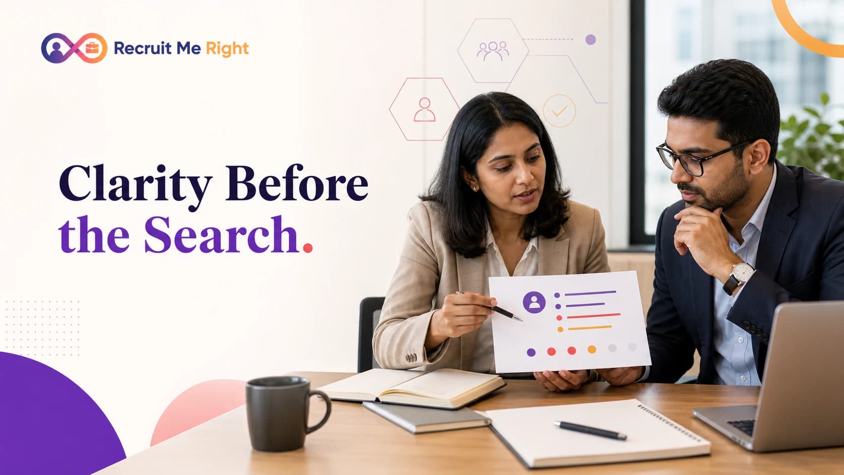Indian recruiter and hiring manager defining role requirements during an intake meeting
